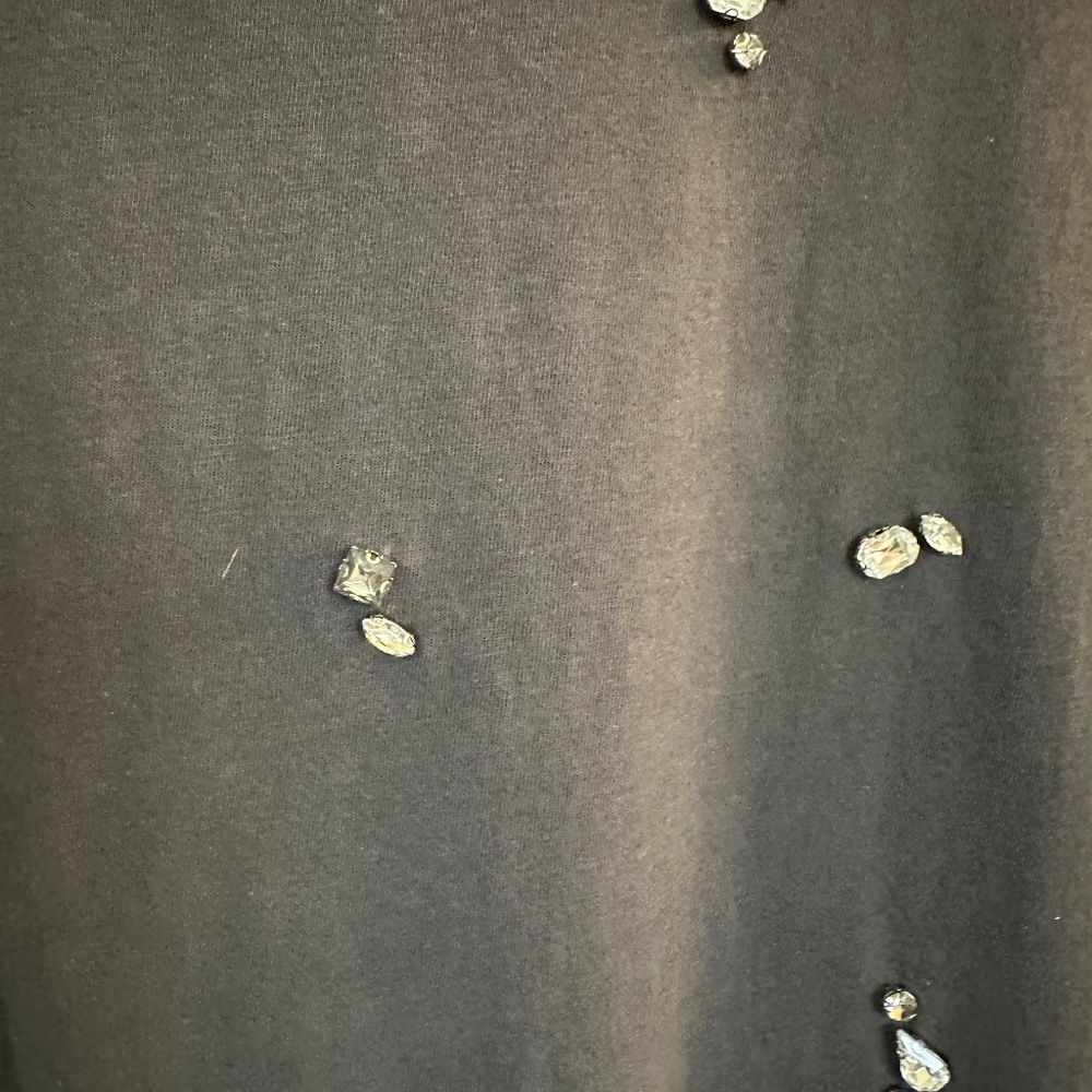 INC Rhinestone Embellished T-shirt - Picture 3 of 6